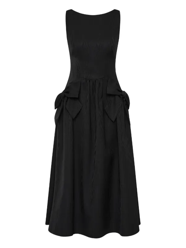 rebecca vallance black midi dress Shop Designer Black Midi Dresses Online Rebecca Vallance US