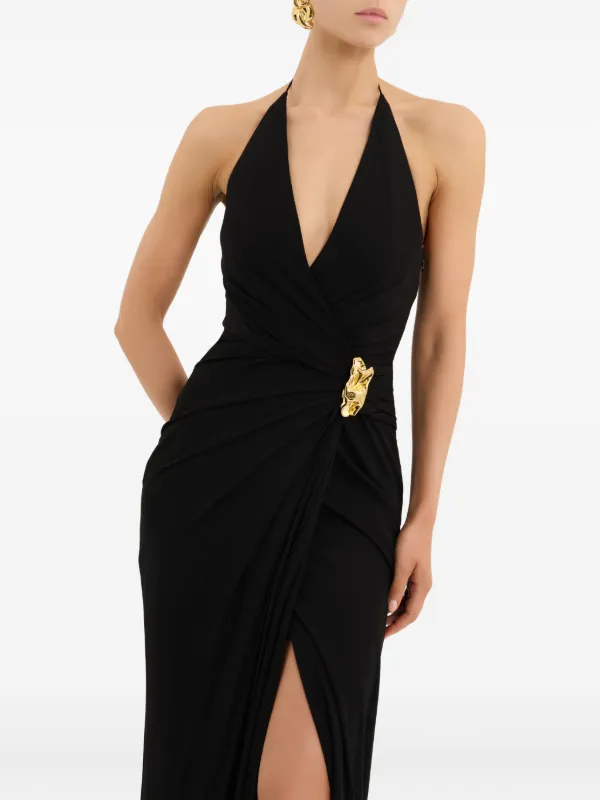 slim fit dress slacks All Glam Now Halter Sequin Mini Dress (Champagne) · NanaMacs main image 1