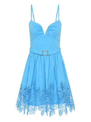 strapless open back dress Off Shoulder Ribbed Knit Pleated Mini Dress – The Pink Box main image 1