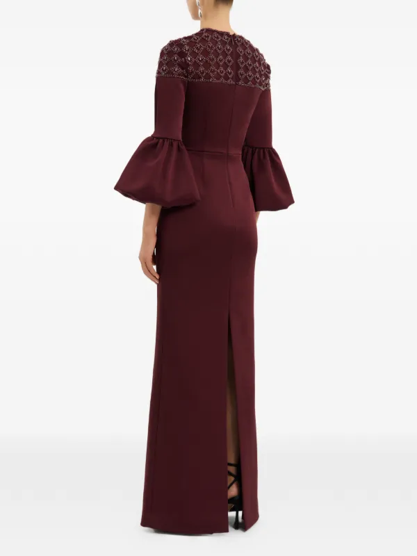evening dresses ralph lauren Johnathan Kayne 7244 Size 2 Pink Lace Bell Sleeve Off Shoulder Prom Dr