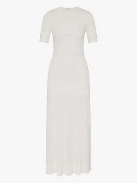 Rebecca Vallance Liana midi ribbed dress