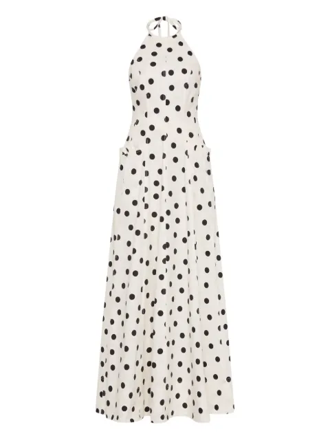 Rebecca Vallance vestido largo con cuello halter