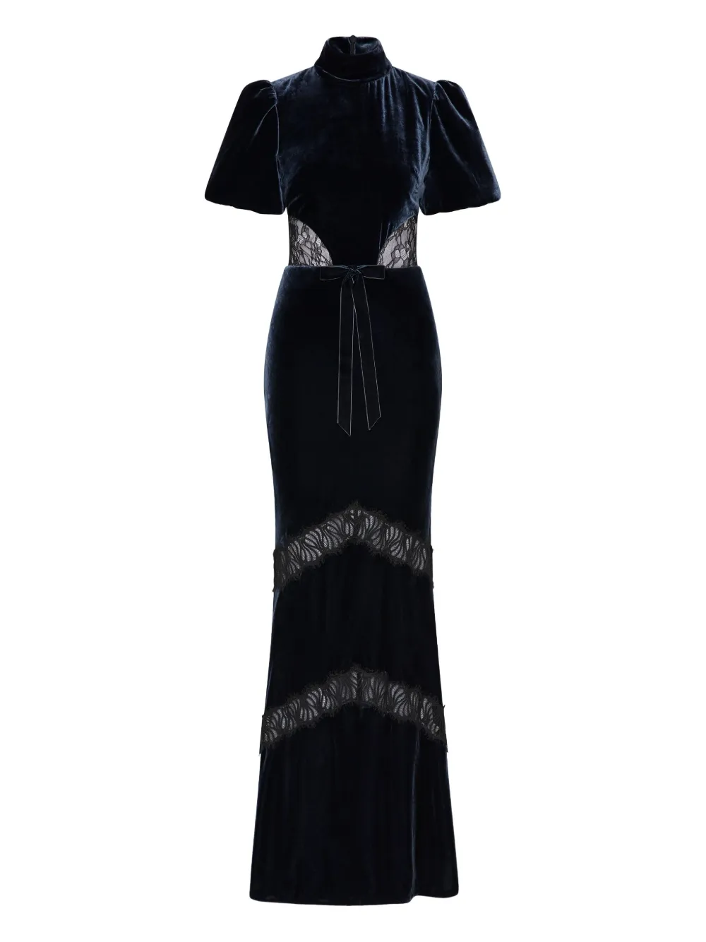 Rebecca Vallance Minerva Lace Maxi Dress In Black