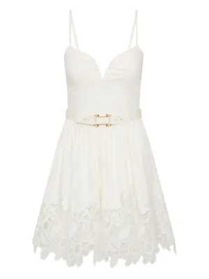 Acler Bilston floral-embellished Mini Dress | Blue | FARFETCH Acler Bilston floral-embellished Mini Dress | Blue | FARFETCH
