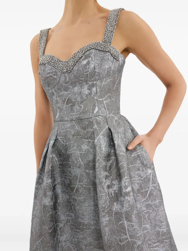 sterling silver dress Effortlessly Elegant Gown