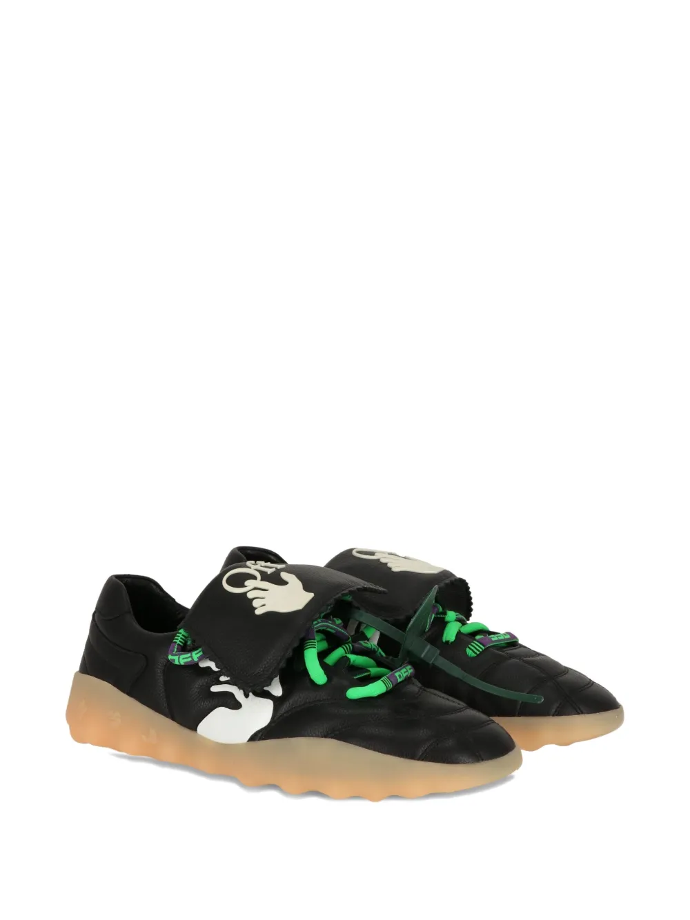 Off-White Out Of Office sneakers. - Zwart