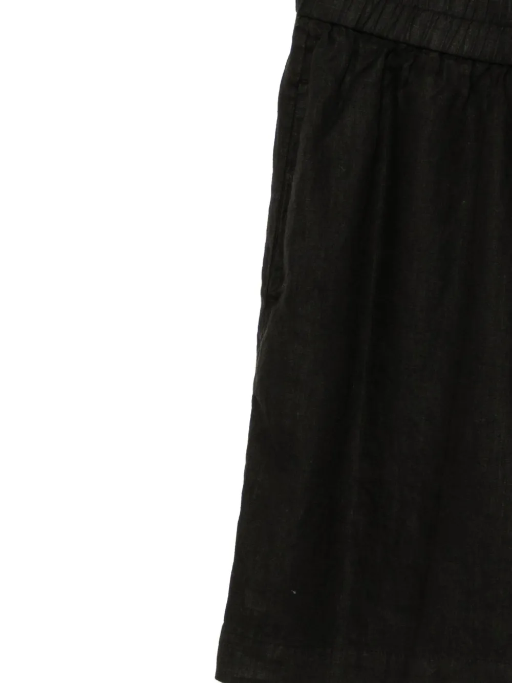 James Perse Linen Shorts In Black