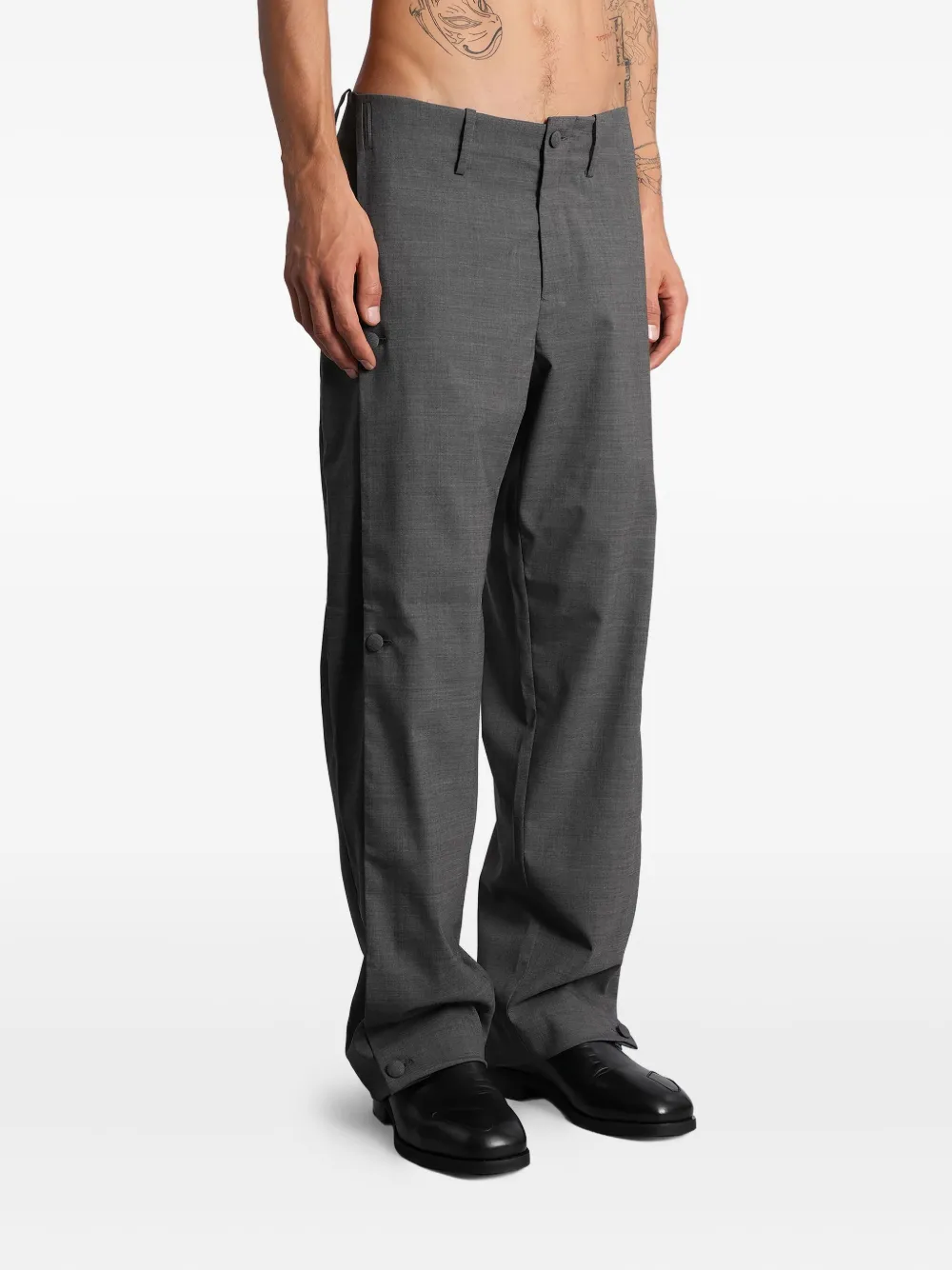 _j.l-a.l_ Button-detail Trousers In Multi