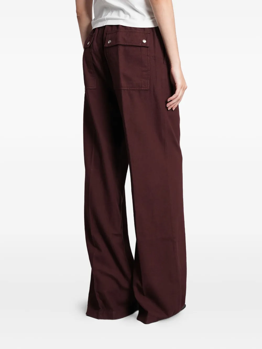 Rick Owens DRKSHDW Broek met trekkoord en rits Roze