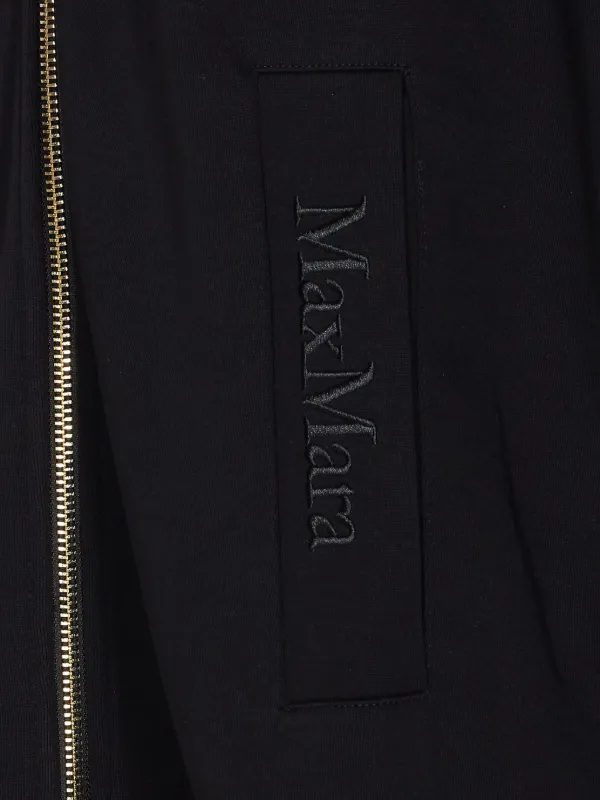 S Max Mara フーデッド コート | ブラック | FARFETCH JP