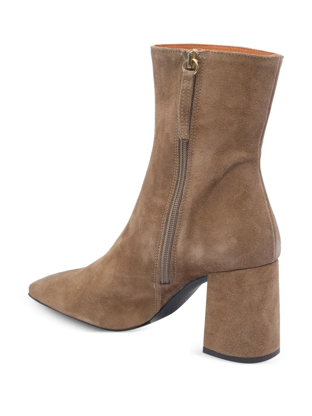 Angel Alarcon 75mm Suede Block-heel Boots In Brown