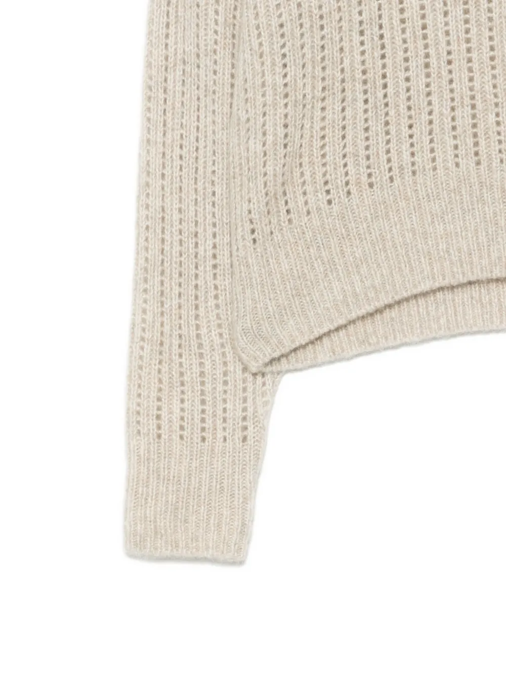 James Perse Ladder-stitch Jumper In Neutral