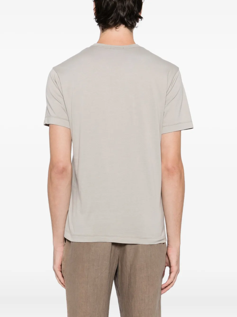 James Perse Brushed Lotus Crew T-shirt In Gray