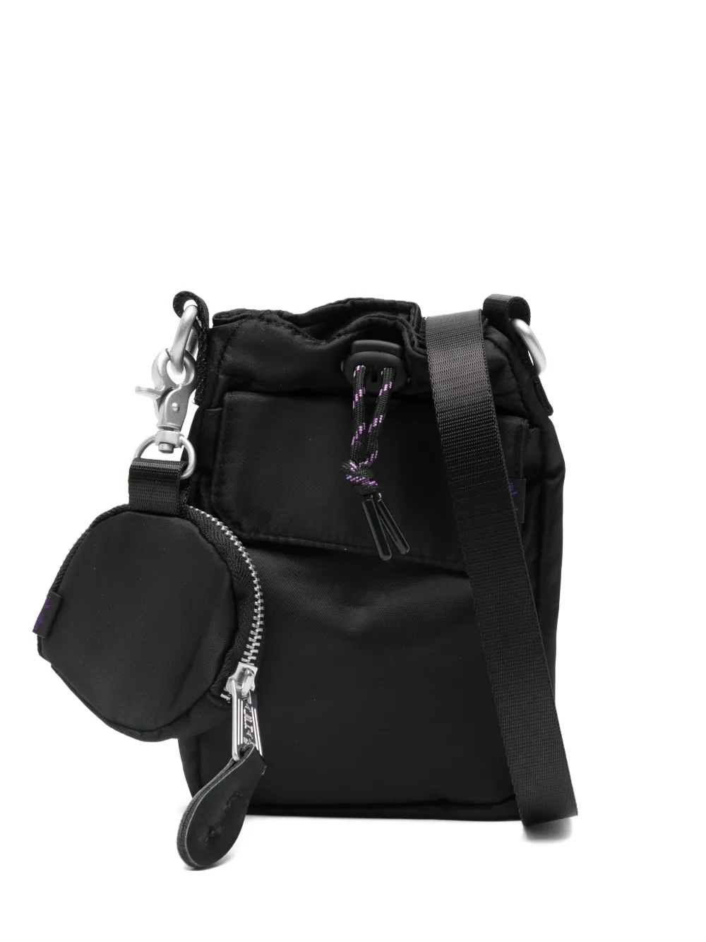 Alpha Industries drawstring cross body bag | Black | Image 1