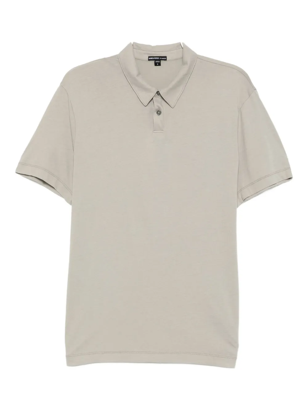 James Perse plain polo shirt | Neutrals | Image 1