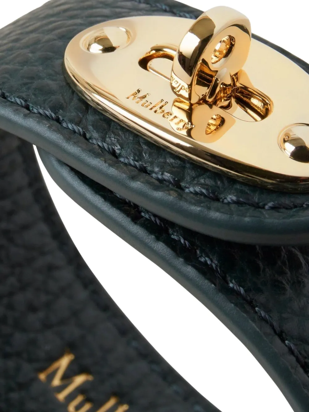 Mulberry Leren armband - Groen