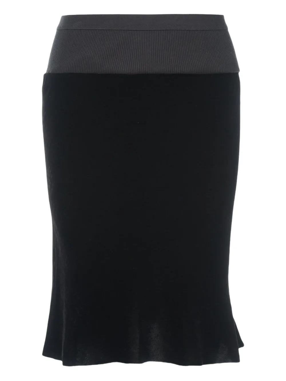 Rick Owens velvet skirt | Black | Image 1