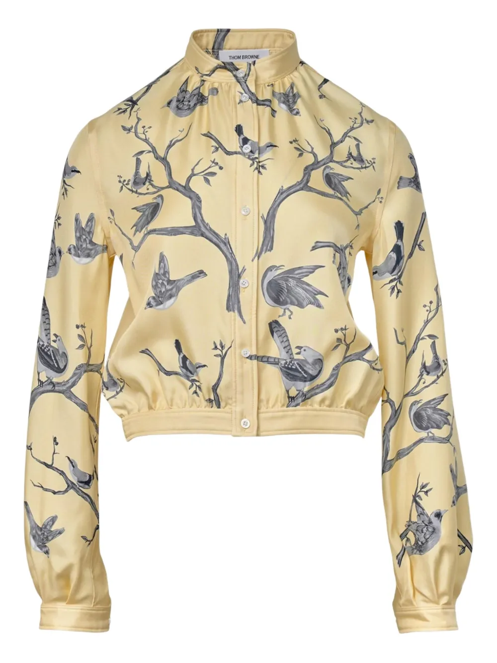 Thom Browne top con pájaros estampados | amarillo | Image 1