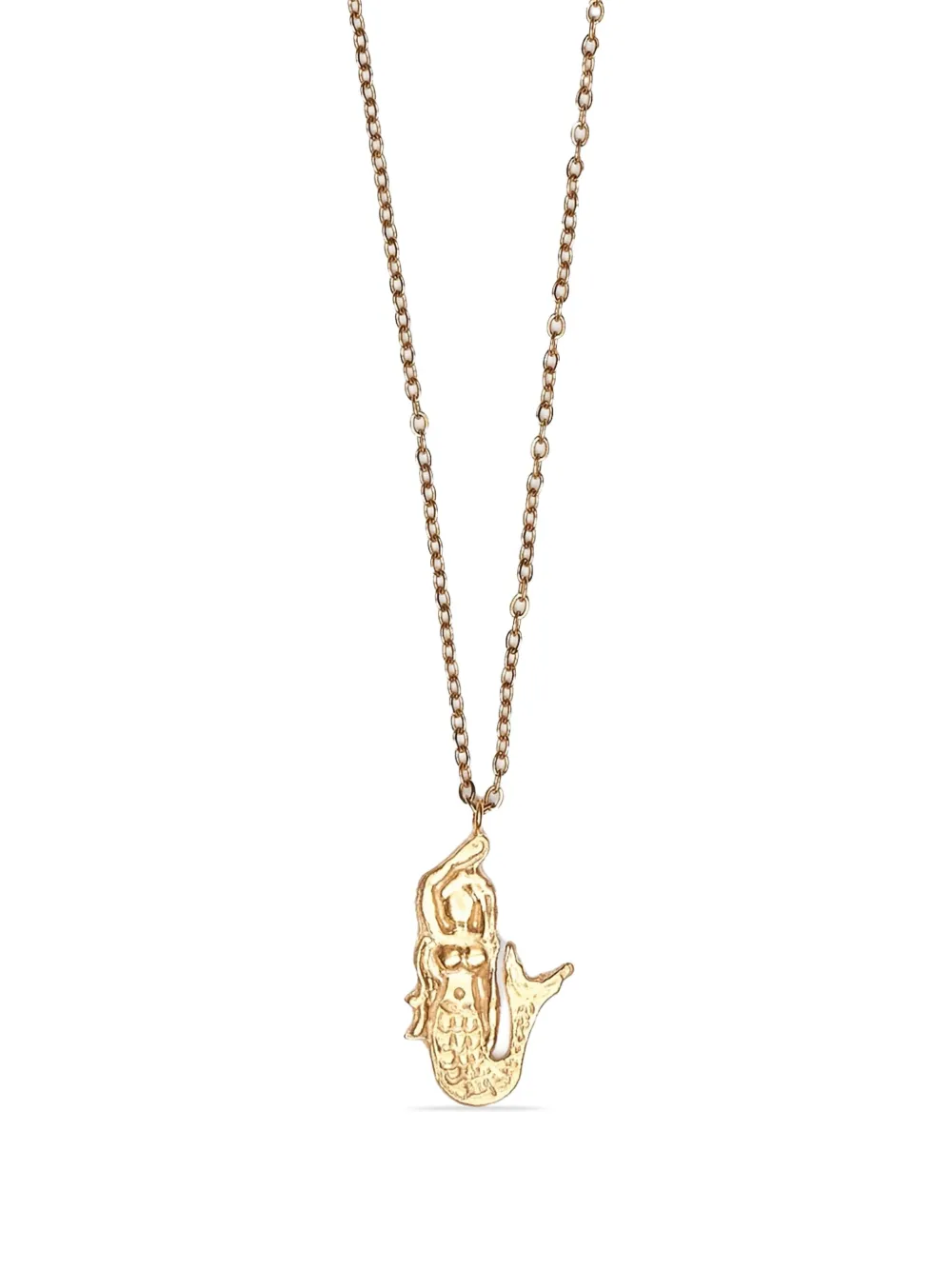 Labelled Jewellery Sirena mermaid necklace - Goud