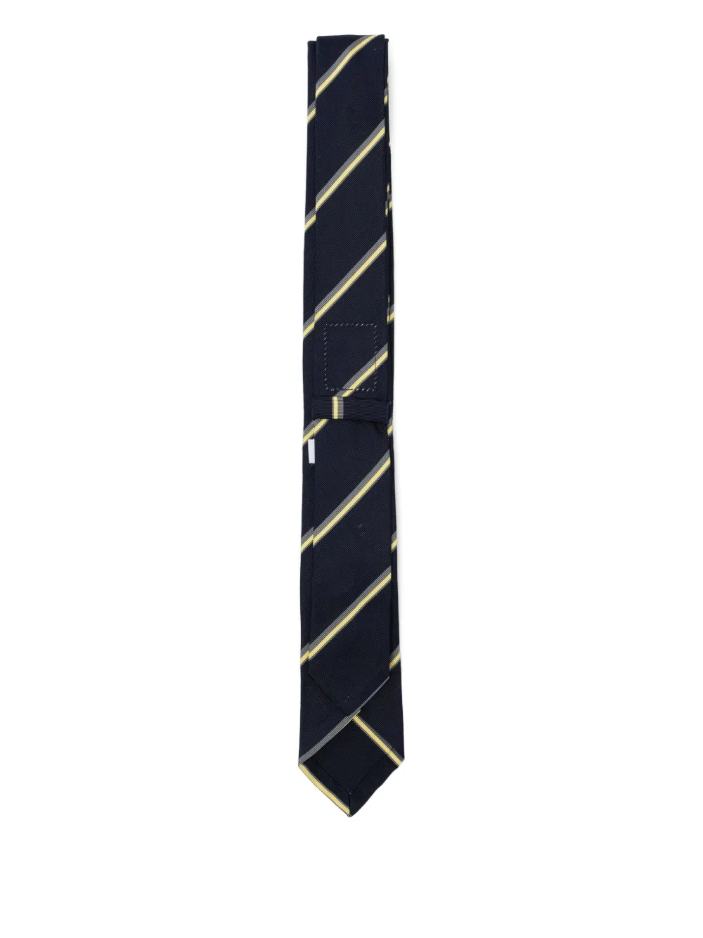 Thom Browne Mogador Striped Tie In Multi