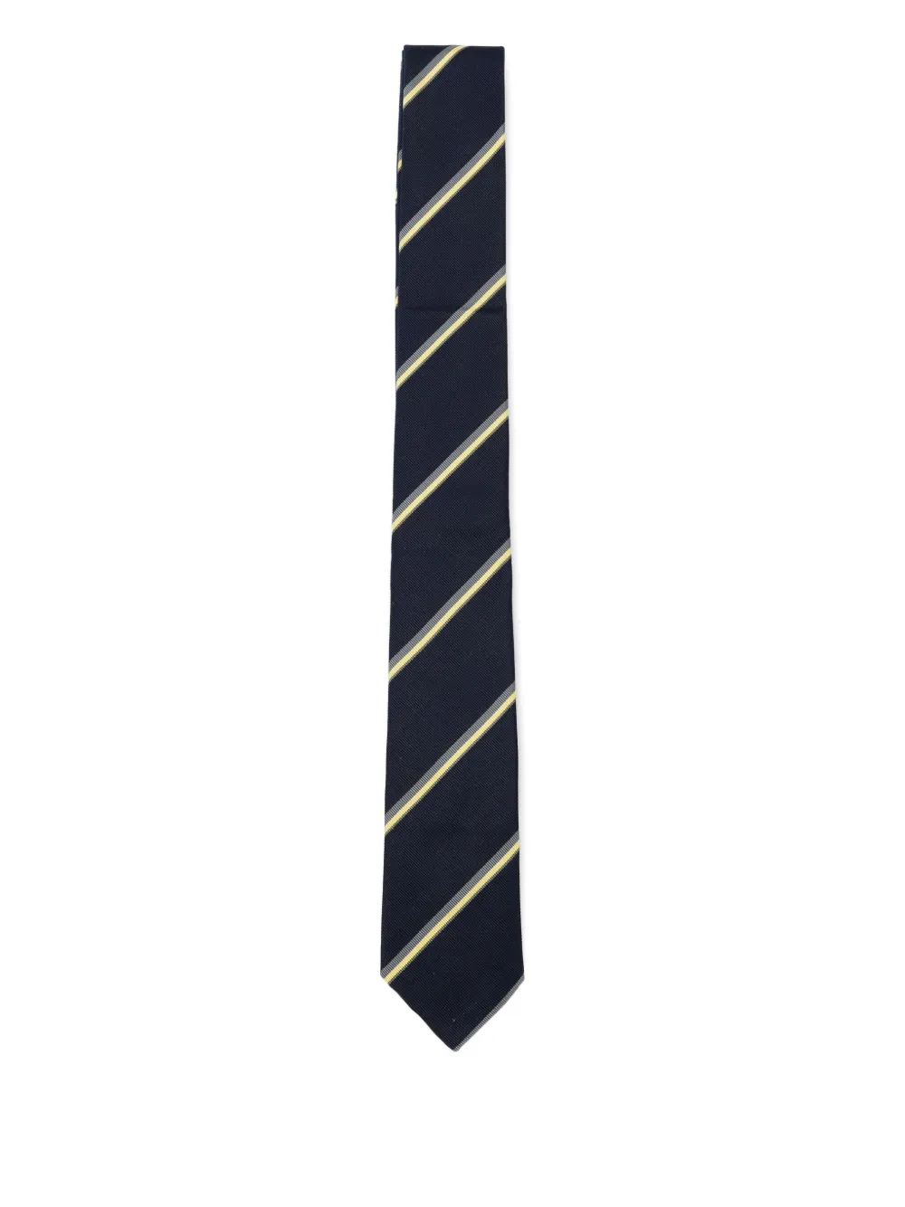 Thom Browne Mogador Striped Tie In Multi