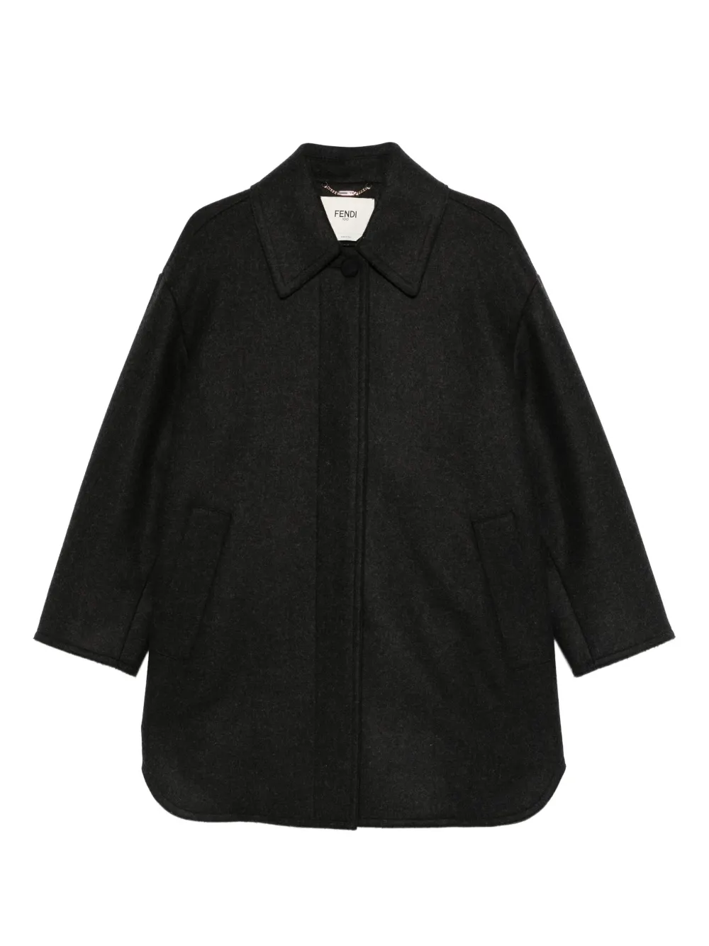 FENDI panelled jacket - Nero