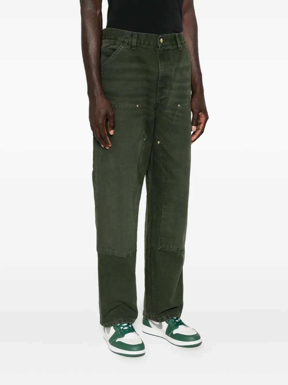 Carhartt WIP Broek met vlakken Groen