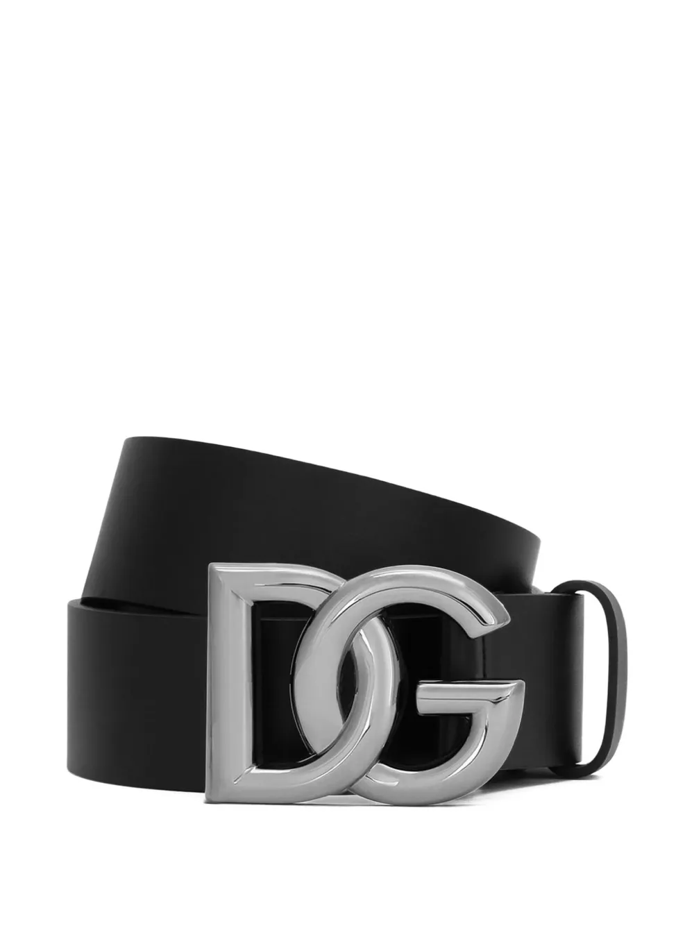 Dolce & Gabbana DG logo leather belt | Black | Image 1