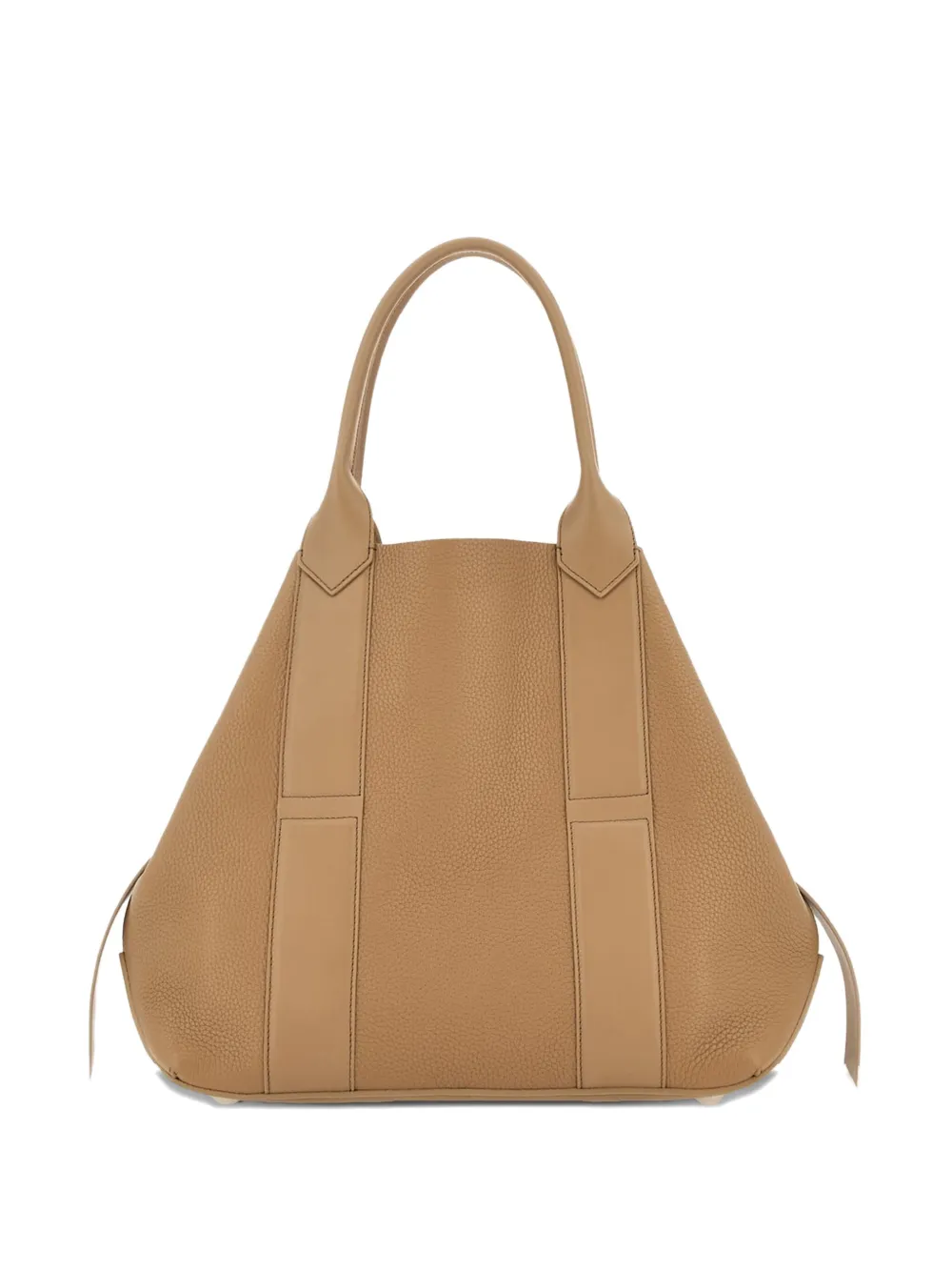 Hogan medium Script leather tote bag - Bruin