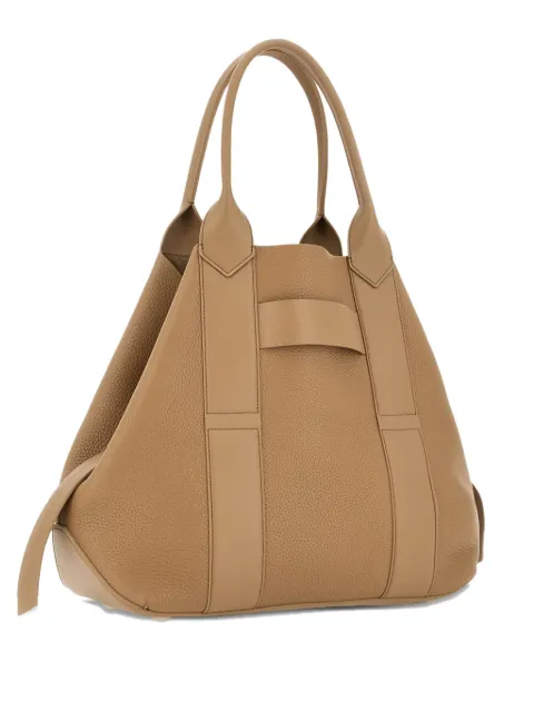 Hogan medium Script leather tote bag