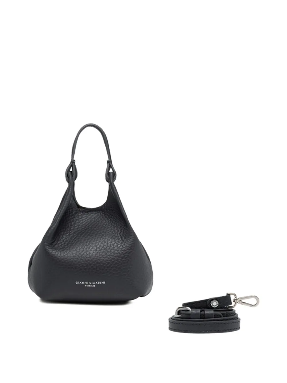 GIANNI CHIARINI leather tote bag - Zwart