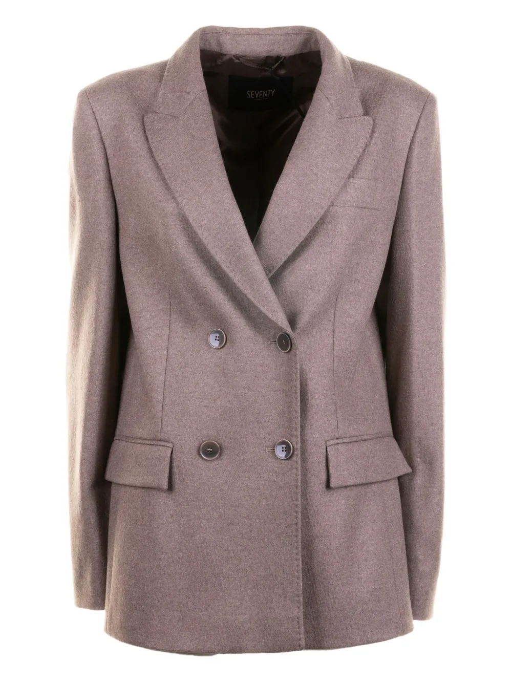 Seventy double-breasted wool blazer | Brown | Image 1
