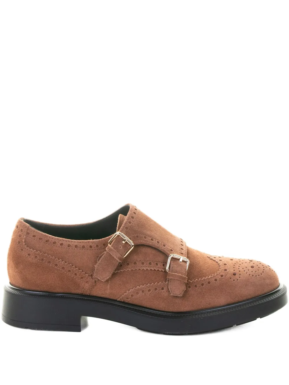 Fratelli Rossetti double-buckle brogue boots Bruin