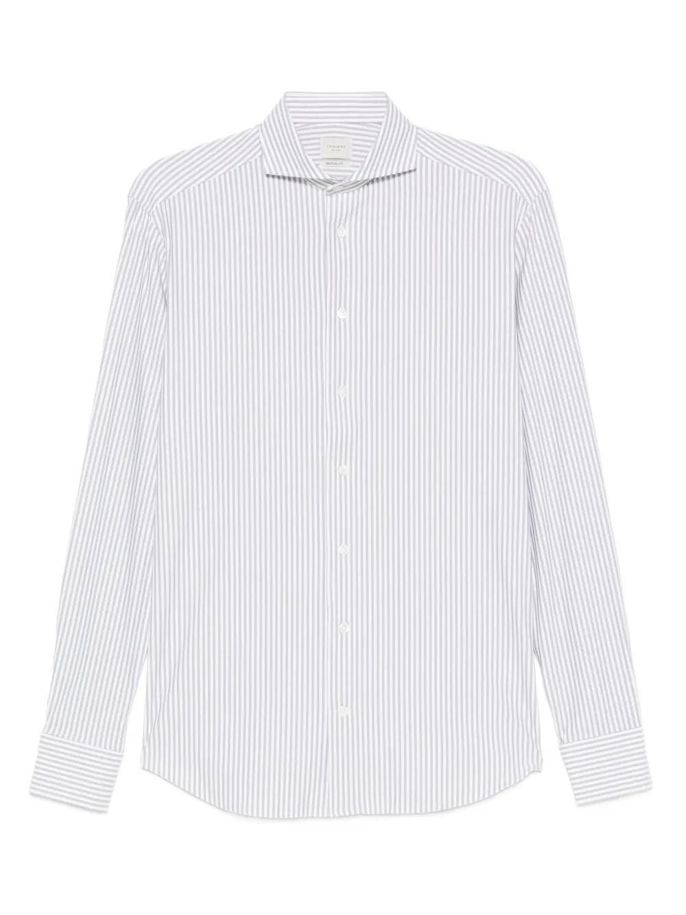 Traiano Milano camisa con rayas estampadas | gris | Image 1
