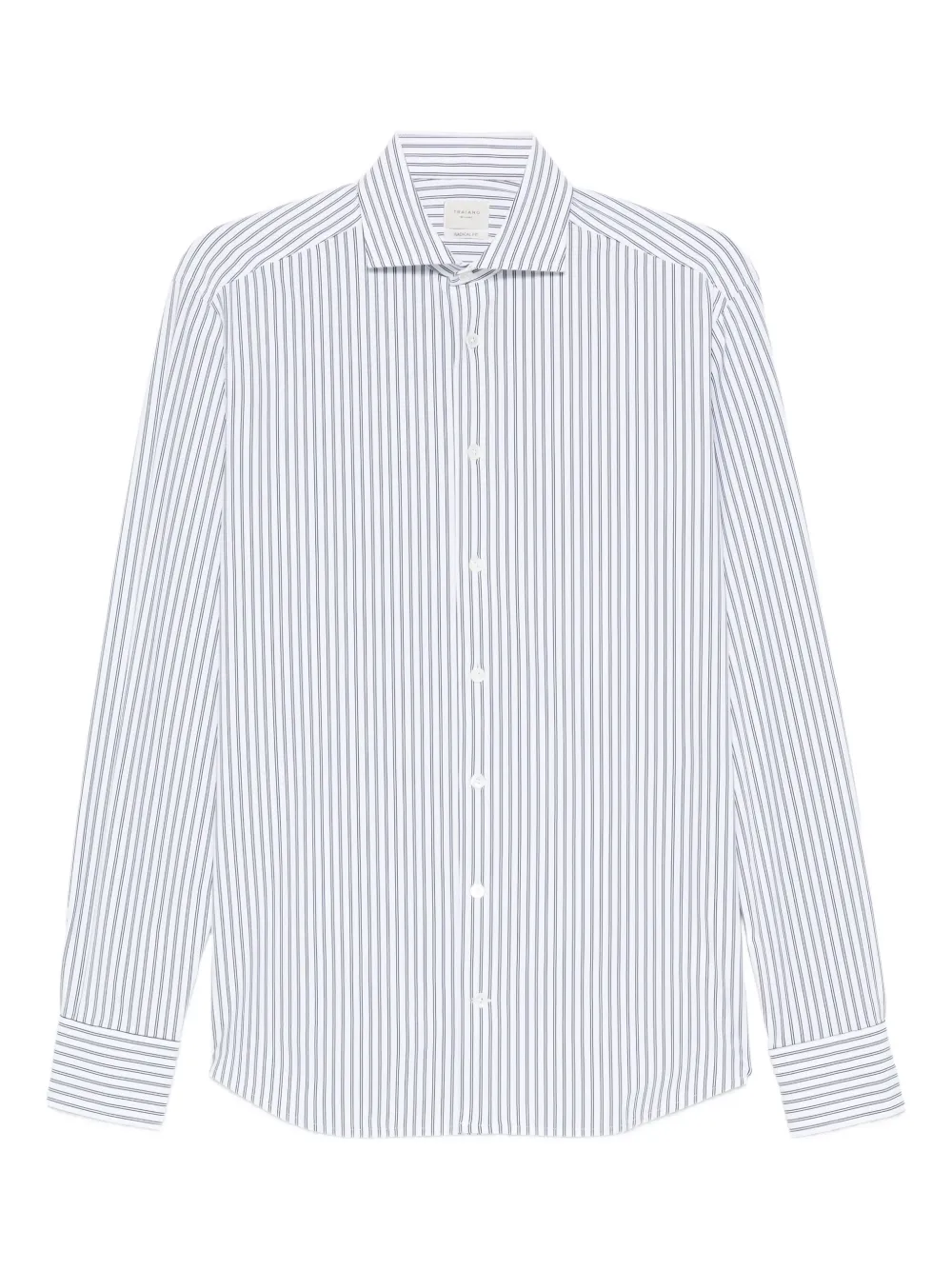 Traiano Milano camisa con rayas estampadas | azul | Image 1