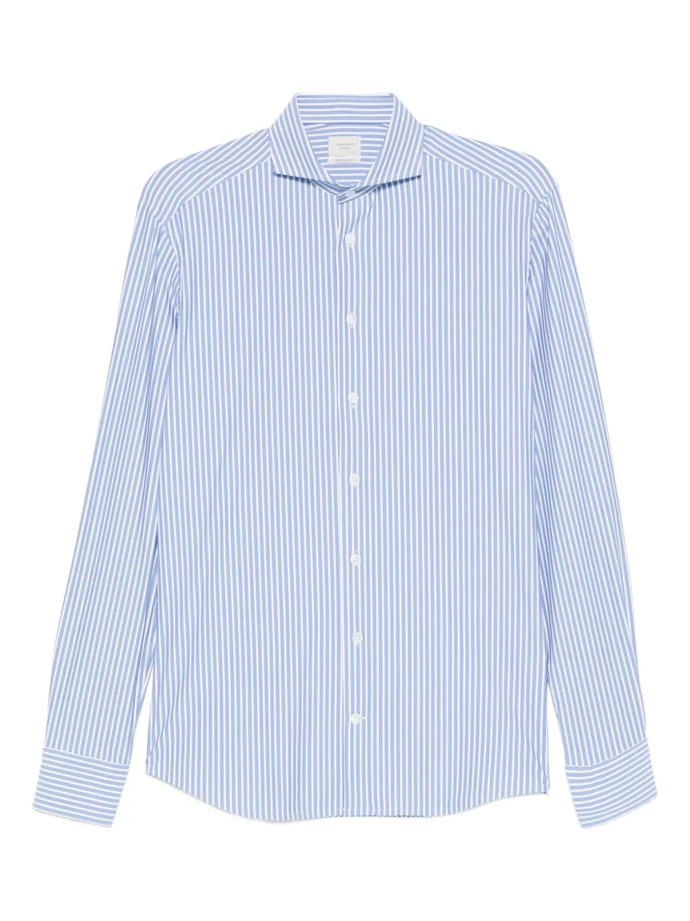 Traiano Milano camisa con rayas estampadas | azul | Image 1