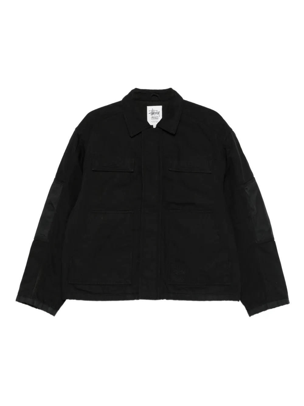 Stüssy logo-embroidered jacket - Nero