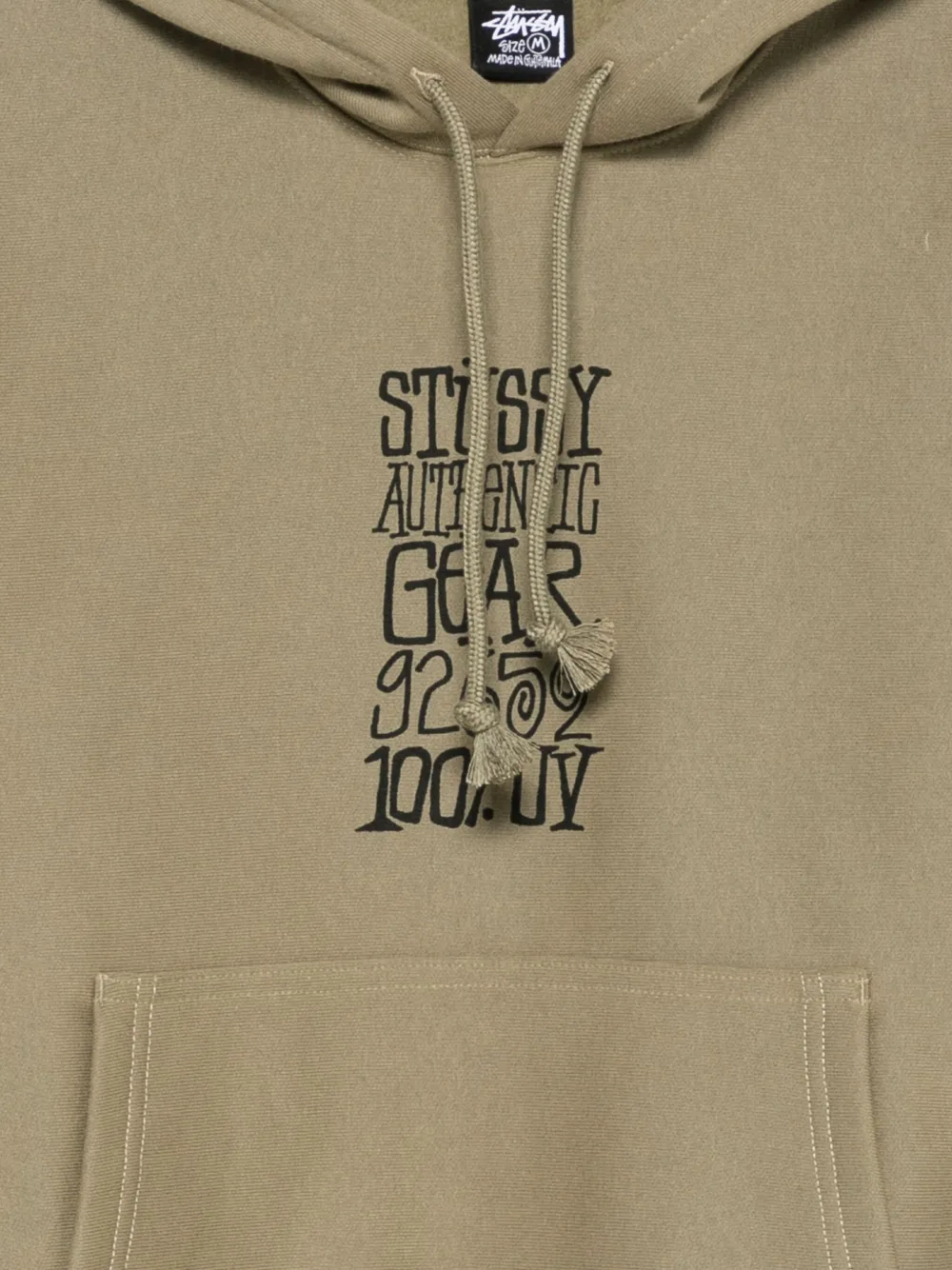 Stüssy Authentic Gear hoodie Groen
