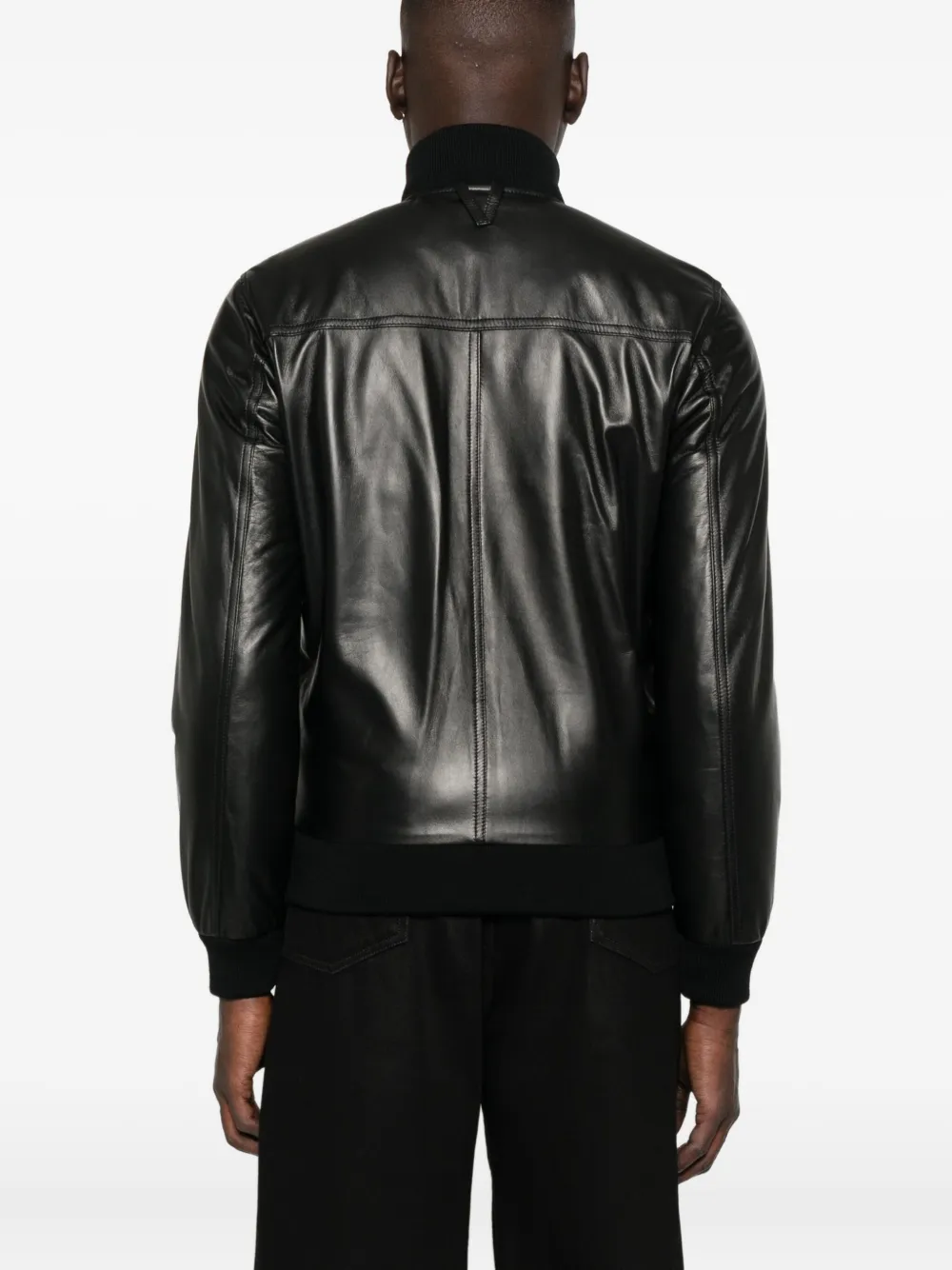 Valstar Flap-pocket Leather Jacket In Black