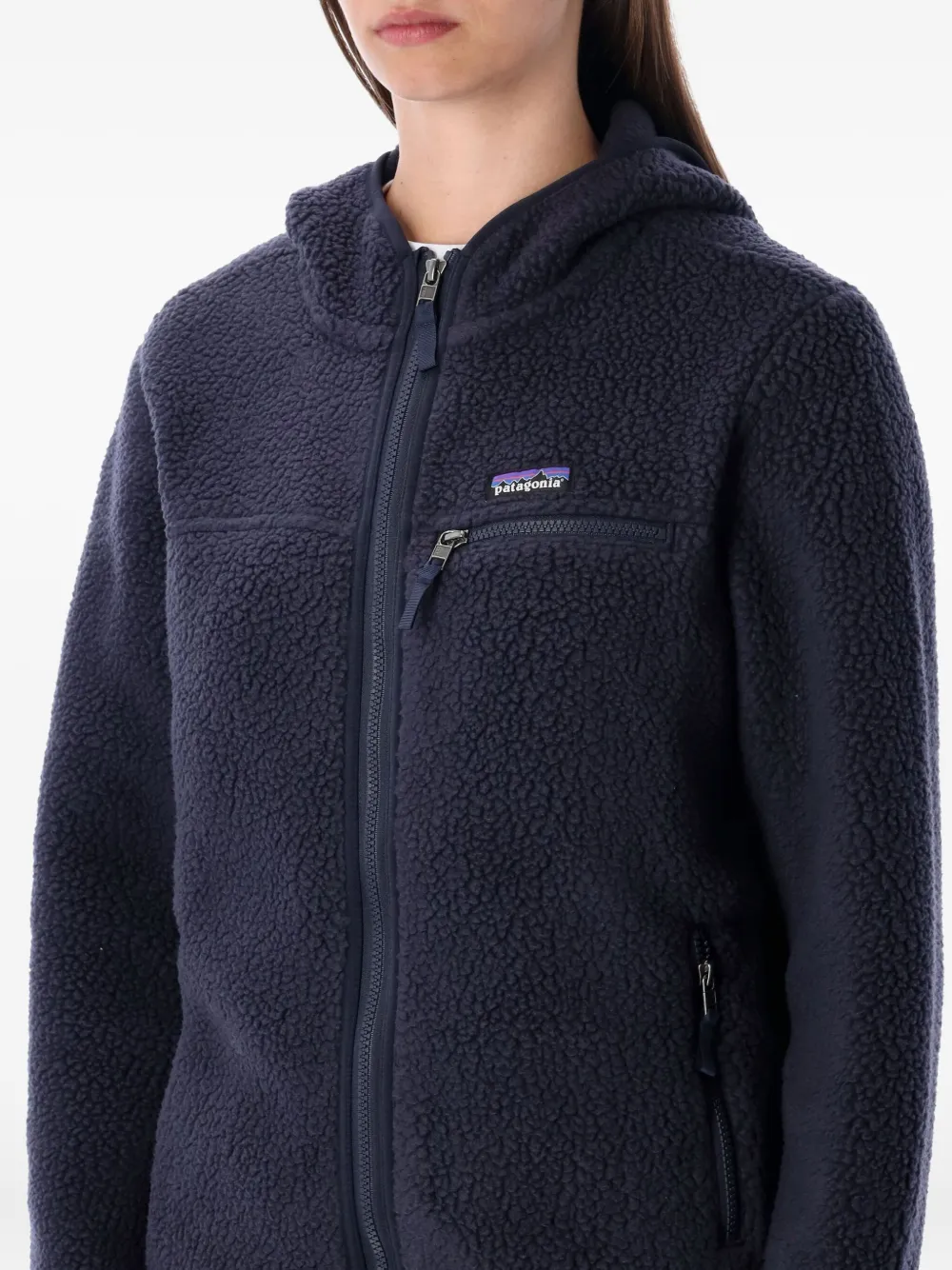 Patagonia Retro Pile Fleece Jacket In Blue