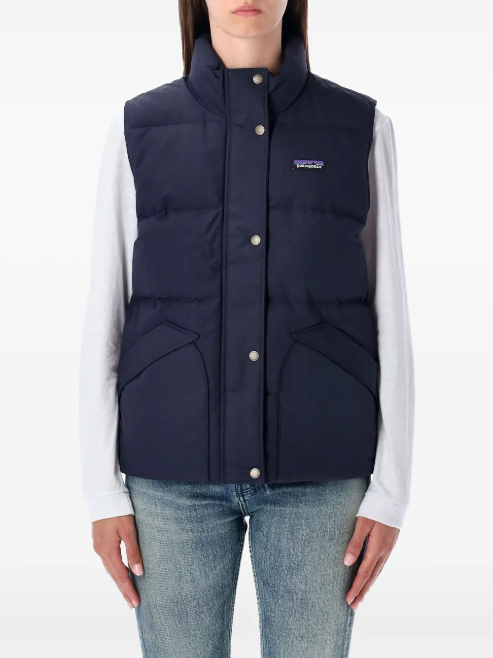 Patagonia logo-patch gilet | Blue | Image 1