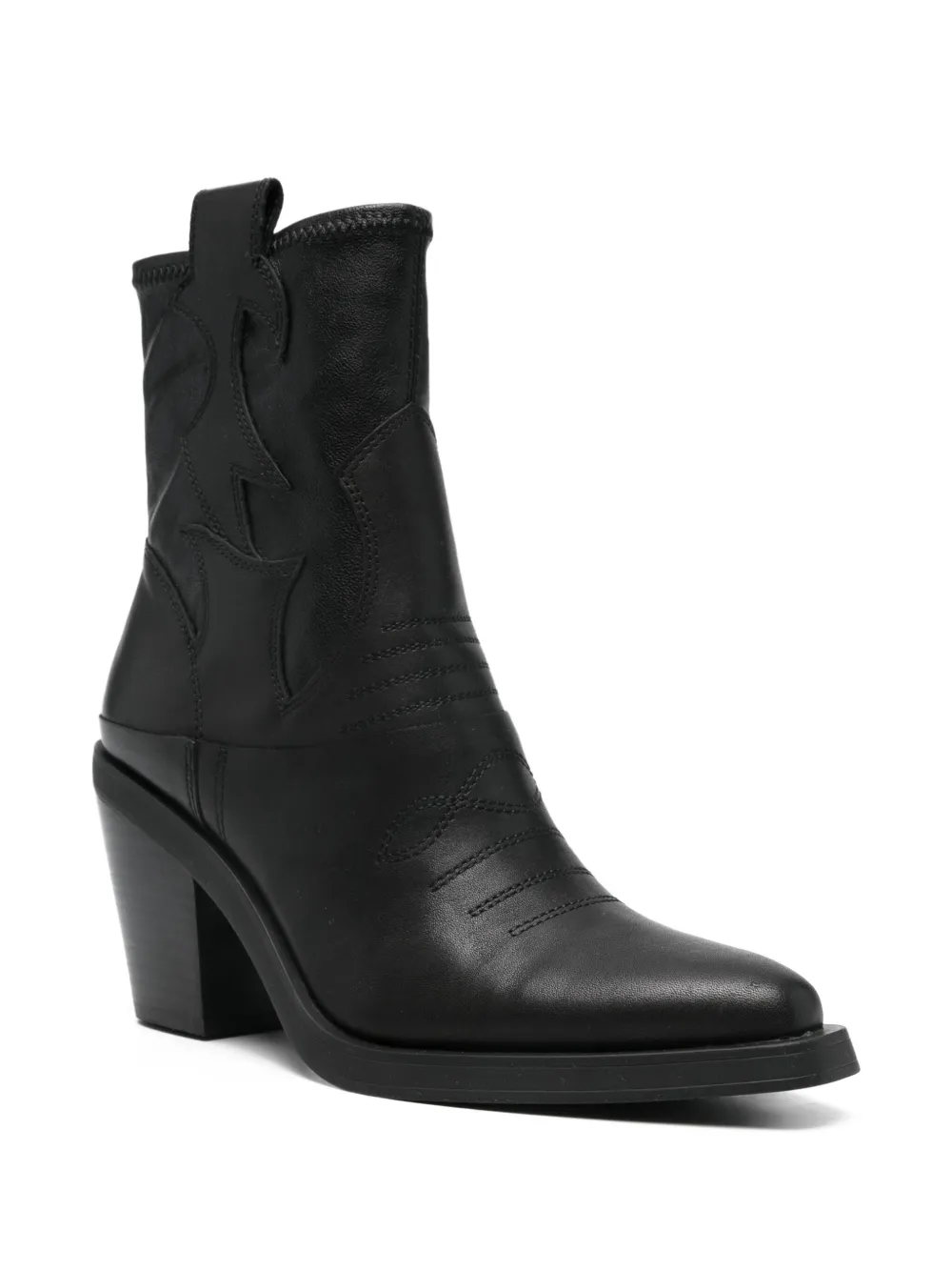 Ash 80mm Jagger panelled ankle boots | Cowboy Boots | Image 2