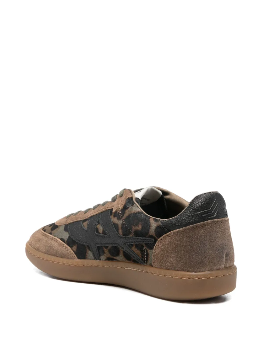 Ash Leopard-print Sneakers In Brown