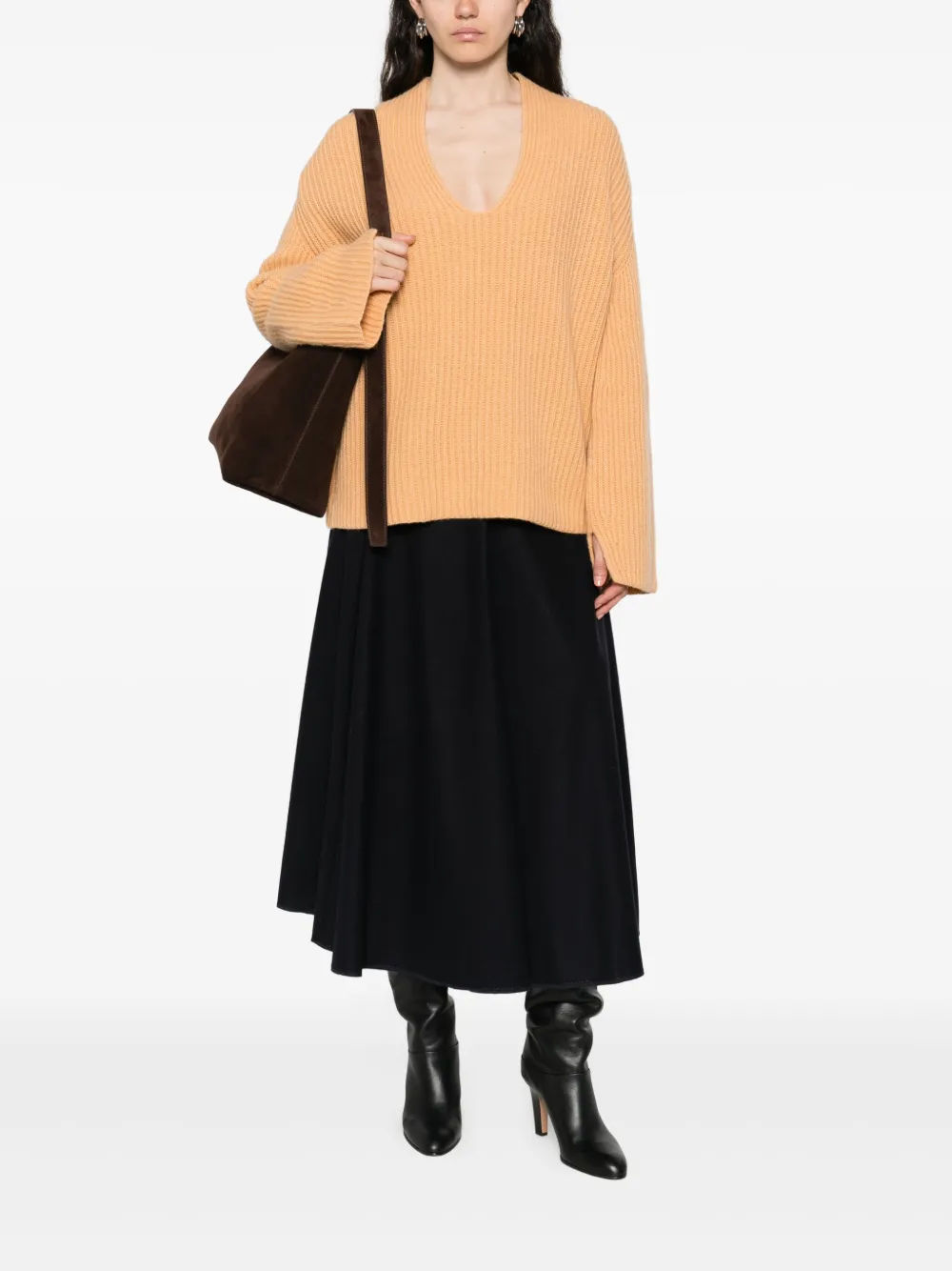 Forte Forte v-neck sweater | Knitted Tops | Image 2