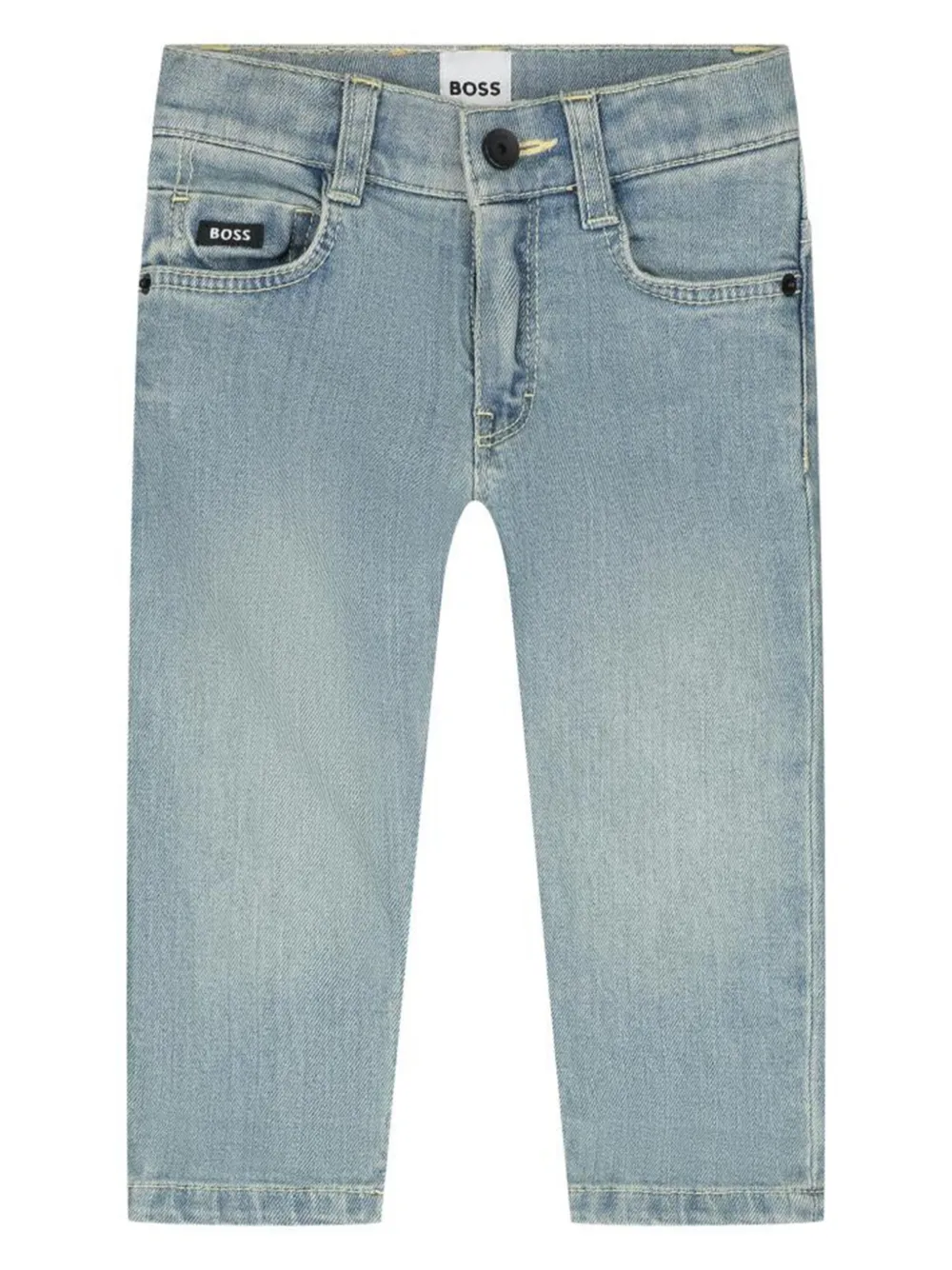 BOSS Kidswear logo-patch jeans | Blue | Image 1