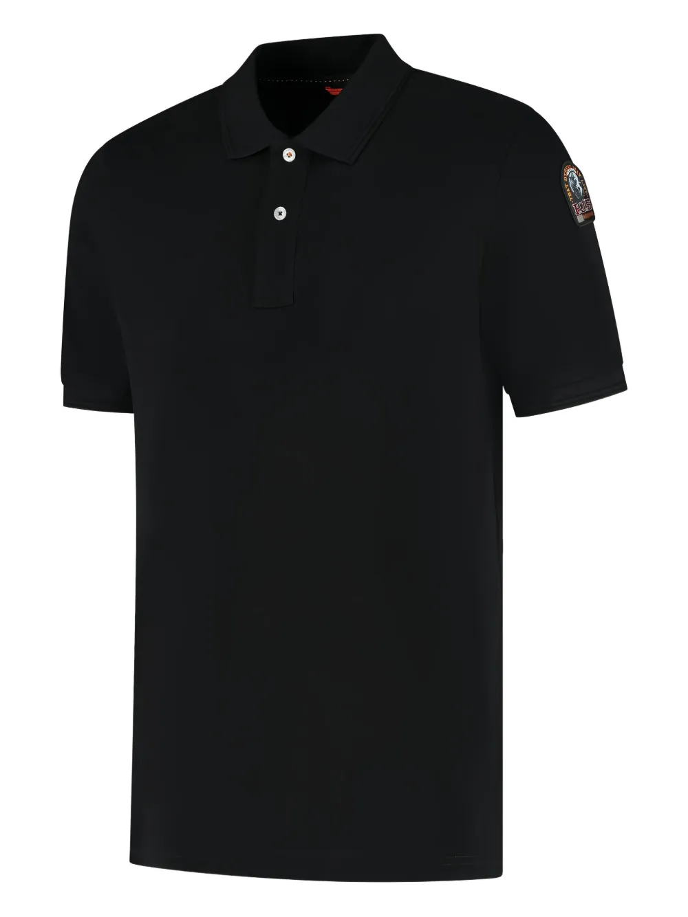Parajumpers Poloshirt met logopatch - Zwart