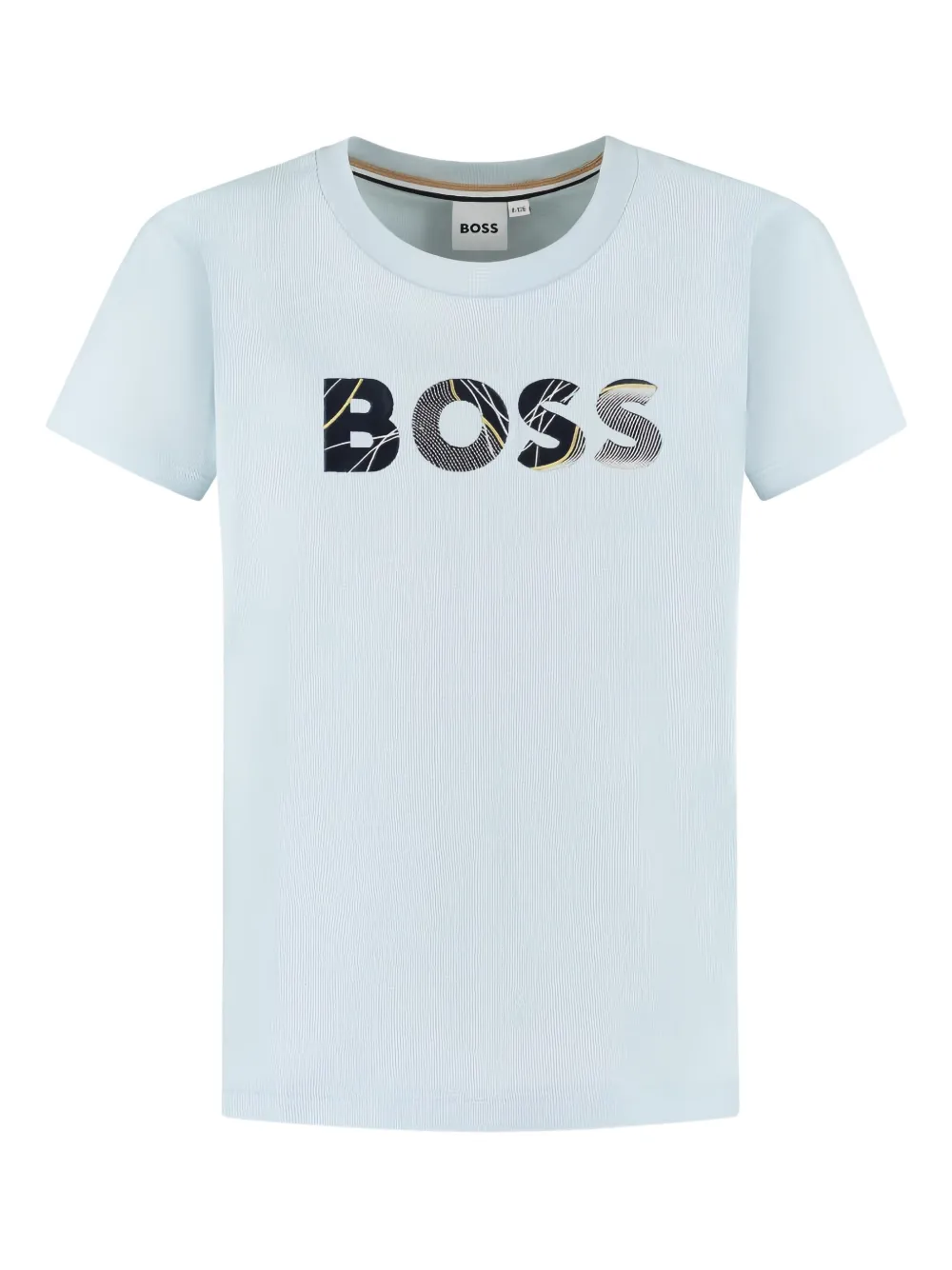 Bosswear Logo-detail T-shirt In Blue