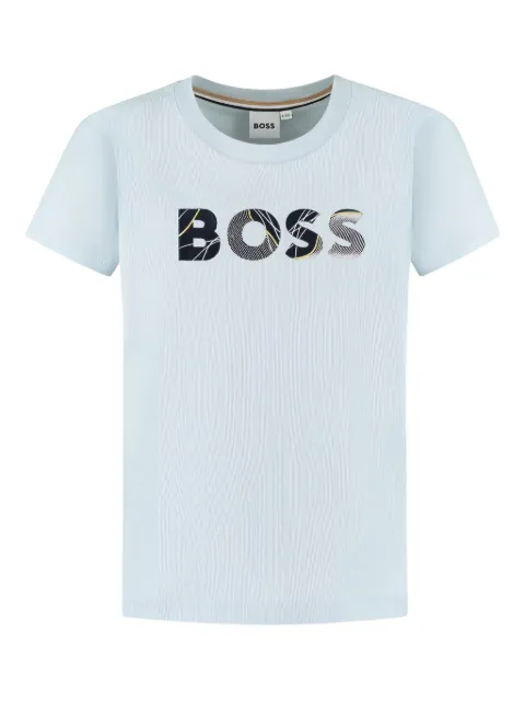 BOSS Kidswear playera con detalle del logo