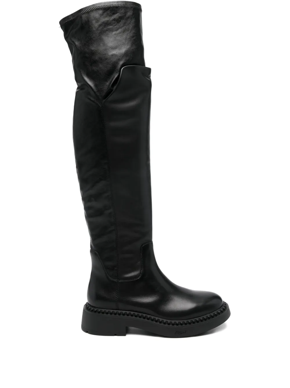 Ash Maxim over-the-knee boots Zwart