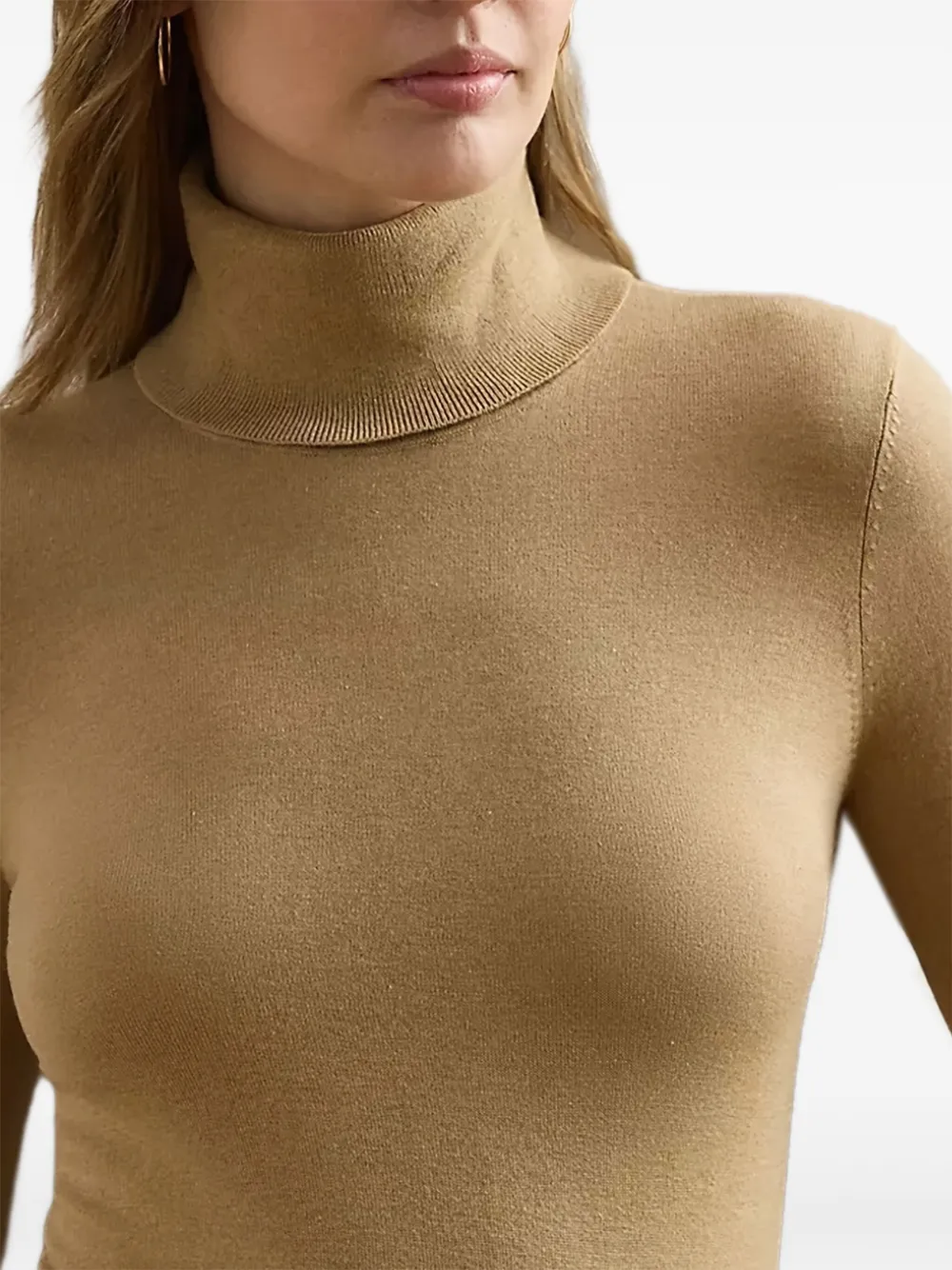 Ralph Lauren Vesta Roll-neck Sweater In Neutral